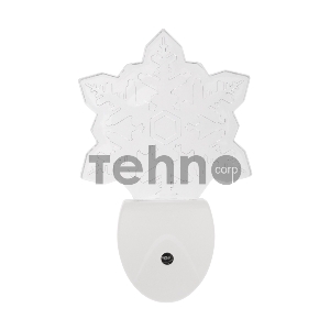 Ночник светодиодный REXANT СНЕЖИНКА ХАМЕЛЕОН свечение мультиколор 7 цветов, 230 В