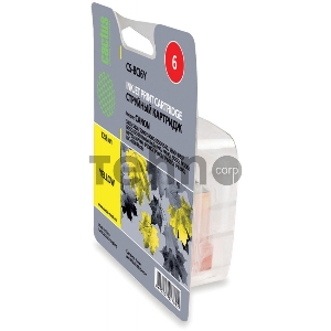 Картридж струйный Cactus CS-BCI6Y желтый для Canon S800 S820 S900 S9000 (12ml)
