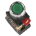 Кнопка ABLF-22 зеленый d22мм неон/240В 1з+1р IEK, фото 2
