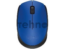 Мышь 910-004640 Logitech Wireless Mouse M171, Blue 