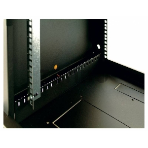 Шкаф настенный ЦМО ШРН-Э-9.500 9U 600x520мм пер.дв.стекл несъемные бок.пан. серый
