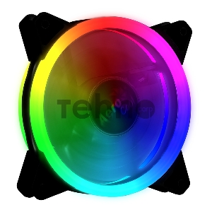 Вентилятор Aerocool REV RGB , 120x120x25мм, 16,8 млн. цветов, RGB подсветка в виде двойного кольца, 3-Pin, 1200 об/мин, 41,3 CFM, 15,1 дБА Вентилятор Aerocool REV RGB , 120x120x25мм, 16,8 млн. цветов, RGB подсветка в виде двойного кольца, 3-Pin, 1200 об/мин, 41,3 CFM, 15,1 дБА