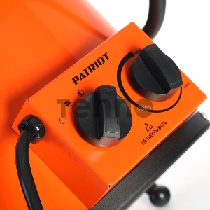Электрокалорифер PATRIOT PT-R 5 633307265 (Мощность по ступеням 3.0/4.5 кВт, поток воздуха 420м3/час, вес 7кг)
