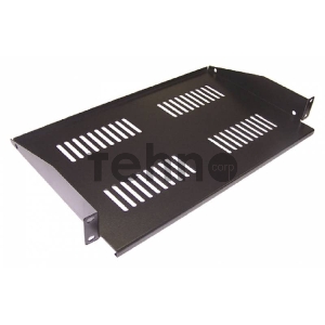 Полка стационарная Lanmaster TWT-CB-SF350-2U/60 нагр.:60кг. 19 350мм черный (упак.:1шт)