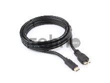 Кабель Cablexpert CCP-USB3-mBMCM-6 USB3.0 microBM/USB3.1TypeC, 1.8м, 