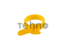 Хомут–липучка многоразовый 150х12 мм, желтый (упак. 12 шт.) REXANT