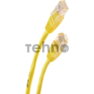 Патч-корд литой Telecom UTP кат.5е 15,0м желтый