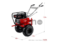 Мотоблок ЗУБР МТУ-350 бензиновый усиленный 212 см3