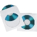 Конверт HAMA Конверты для CD/DVD бумажные с прозрачным окошком 100шт (белый) H-62672/H-49995/H-51174, фото 2