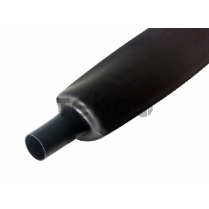 Термоусаживаемая трубка REXANT 50,0/25,0 мм, черная, упаковка 10 шт. по 1 м
