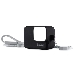 GoPro Силиконовый чехол с ремешком для камеры HERO8 черный AJSST-001 (Sleeve +  Lanyard), фото 2