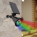 Светильник ПРОЖЕКТОР NEW AGE переливающийся RGB на солнечной батарее, кнопка вкл/выкл герметичная, LED монтаж на стену + на колышек, фото 2