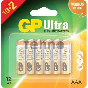 Батарея GP Ultra 24AU-2CR12 AAA (12шт) блистер
