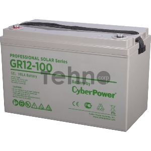 Аккумуляторная батарея PS solar (gel) CyberPower GR 12-100 / 12 В 100 Ач Battery CyberPower Professional solar series (gel) GR 12-100 / 12V 100 Ah