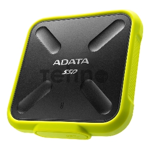 Внешний  твердотельный жесткий диск 3.3 256GB ADATA SD700 External SSD ASD700-256GU31-CYL USB 3.1 Gen 1, 440/440, IOPS 32/19K, MTBF 2M, 3D V-NAND TLC, 256MB, 200TBW, DWPD, IP68, Yellow, RTL
