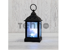 Декоративный фонарь NEON-NIGHT 11х11х22,5 см, черный корпус, цвет свечения RGB с эффектом мерцания NEON-NIGHT
