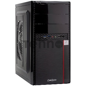 Корпус Exegate EX277436RUS Minitower MA-371X Black, mATX <UN450, 120mm> 2*USB+2*USB3.0, Audio