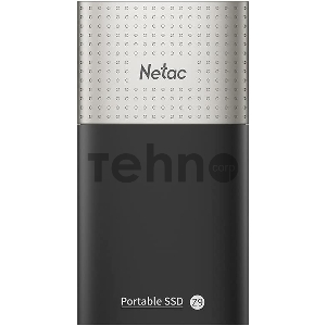 Накопитель SSD External Netac 1.0Tb Z9 <NT01Z9-001T-32BK> (USB3.2, up to 550/480MBs, 90х47.5х11.5mm, Aluminium+Plastic)