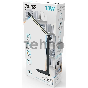 Светильник Gauss GT2042 настольный на подставке черный 10Вт Светильник Gauss GT2042 настольный на подставке черный 10Вт