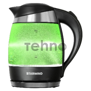 Чайник электрический STARWIND SKG2213, 2200Вт, зеленый и черный