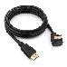 Кабель HDMI Gembird/Cablexpert CC-HDMI490-6, 1.8м, v1.4, 19M/19M, углов. разъем, черный, позол.разъемы, экран, пакет, фото 3