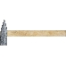 Молоток слесарный  НИЗ 800 г с деревянной рукояткой, фото 2