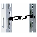 Горизонт. кабельный органайзер с окнами 19" 1U, 4 кольца, черный ЦМО, фото 5