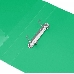 Папка на 2-х D-кольцах Бюрократ -0840/2DGRN A4 пластик 0.8мм кор.40мм внут.и торц.карм зеленый, фото 1