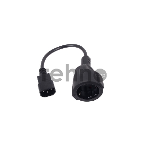 Кабель-переходник UPS->розетка VCOM (IE-320 C14 to Socket Type-F) 3Gx0,75mm VDE <CE002>