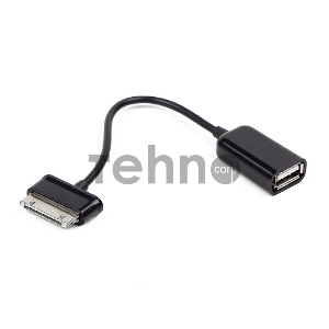 Кабель Gembird/Cablexpert A-OTG-AF30P-001 Кабель USB 2.0 OTG ,  USBAF/BM30pin, для планшетов Samsung, 0.15м, пакет
