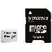 Флеш карта Micro SecureDigital 64Gb Transcend Class 10 TS64GUSD300S-A  {MicroSDXC Class 10 UHS-I, SD adapter}, фото 4