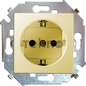 Механизм розетки 1-м СП Simon15 с заземл. сл. кость Simon 1591432-031