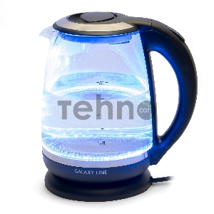 Чайник Galaxy LINE GL0559, стекло/черный