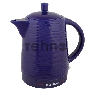 Чайник электрический керамический Endever KR-470C 1200 Вт, емкость 1,8 л, фиолетовый, 6 шт/уп.