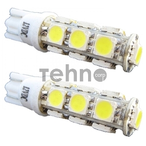 Лампа автомобильная светодиодная Sho-Me ALPHA-13 T10 12В 13Вт (упак.:2шт) 5000K