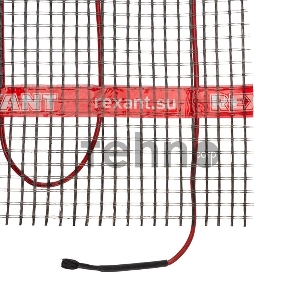 Тёплый пол (нагревательный мат) REXANT PRO (RNX -2,5-550 площадь 2,5 м² (0,5х5,0 м)),550 Вт, двухжильный с экраном