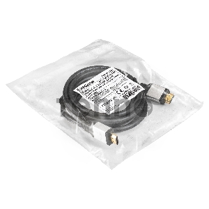 Кабель HDMI ExeGate EX-CC-HDMI8K-2.0F (19M/19M, v2.1, 2м, 8K UHD, Ethernet, ферритовые кольца, позолоченные контакты)