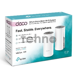 Роутер TP-LINK DECO E4(2-PACK) AC1200 Домашняя Mesh Wi-Fi система