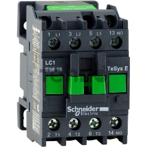 Контактор 3п 25А 1НО 380В AC TeSys E SchE LC1E2510Q5 Контактор 3п 25А 1НО 380В AC TeSys E SchE LC1E2510Q5