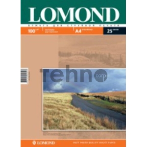 Фотобумага Lomond 0102038 A4/100г/м2/25л./белый матовое/матовое для струйной печати