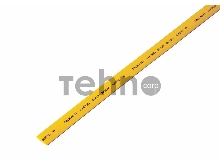 Термоусаживаемая трубка REXANT 8,0/4,0 мм, желтая, упаковка 50 шт. по 1 м