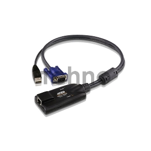 Переключатель ATEN KA7570 Кабель-адаптер KVM  USB (Клав+мышь), HDB-15