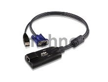 Переключатель ATEN KA7570 Кабель-адаптер KVM  USB (Клав+мышь), HDB-15 