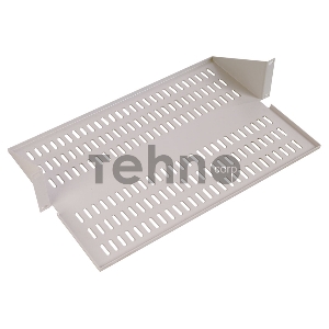 Полка для стойки перфорированная консольная 2U с центральным креплением, глубина 300 мм [ МС-30.2 ]