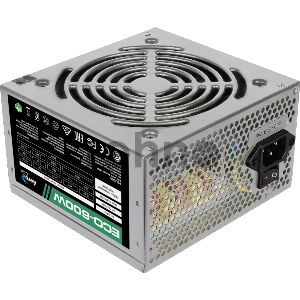 Блок питания Aerocool 600W Retail ECO-600W ATX v2.3 Haswell, fan 12cm, 400mm cable, power cord, 20+4P, 12V 4+4P, 1x PCI-E 6+2P, 4x SATA, 3x PATA, 1x F Блок питания Aerocool 600W Retail ECO-600W ATX v2.3 Haswell, fan 12cm, 400mm cable, power cord, 20+4P, 12V 4+4P, 1x PCI-E 6+2P, 4x SATA, 3x PATA, 1x F