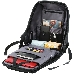 Рюкзак Anti-theft backpack for 15.6"-17" laptop, material 900D glued polyester and 600D polyester, black, USB cable length0.6M, 400x210x480mm, 1kg,capacity 20L, фото 1
