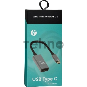Адаптер USB Type-Cm---->DP(f) 1.4v, 8K@ 60Hz, Alum Shell,VCOM <CU480M> Адаптер USB Type-Cm---->DP(f) 1.4v, 8K@ 60Hz, Alum Shell,VCOM <CU480M>