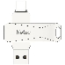 Флеш диск USB Drive Netac U782C dual USB3.0+TypeC 128GB, retail version, фото 4