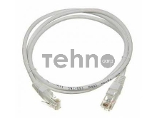 Кабель Патч-корд Lanmaster UTP TWT-45-45-1.5-GY вилка RJ-45-вилка RJ-45 кат.5е 1.5м серый ПВХ (уп.:1шт)