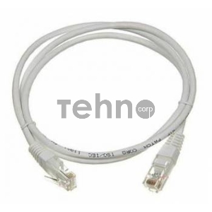 Кабель Патч-корд Lanmaster UTP TWT-45-45-1.5-GY вилка RJ-45-вилка RJ-45 кат.5е 1.5м серый ПВХ (уп.:1шт)